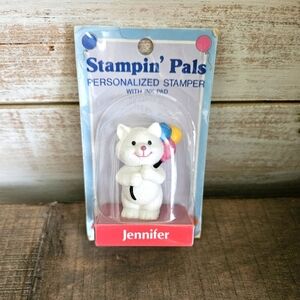 Vintage Sampin Pals Jennifer name stamp